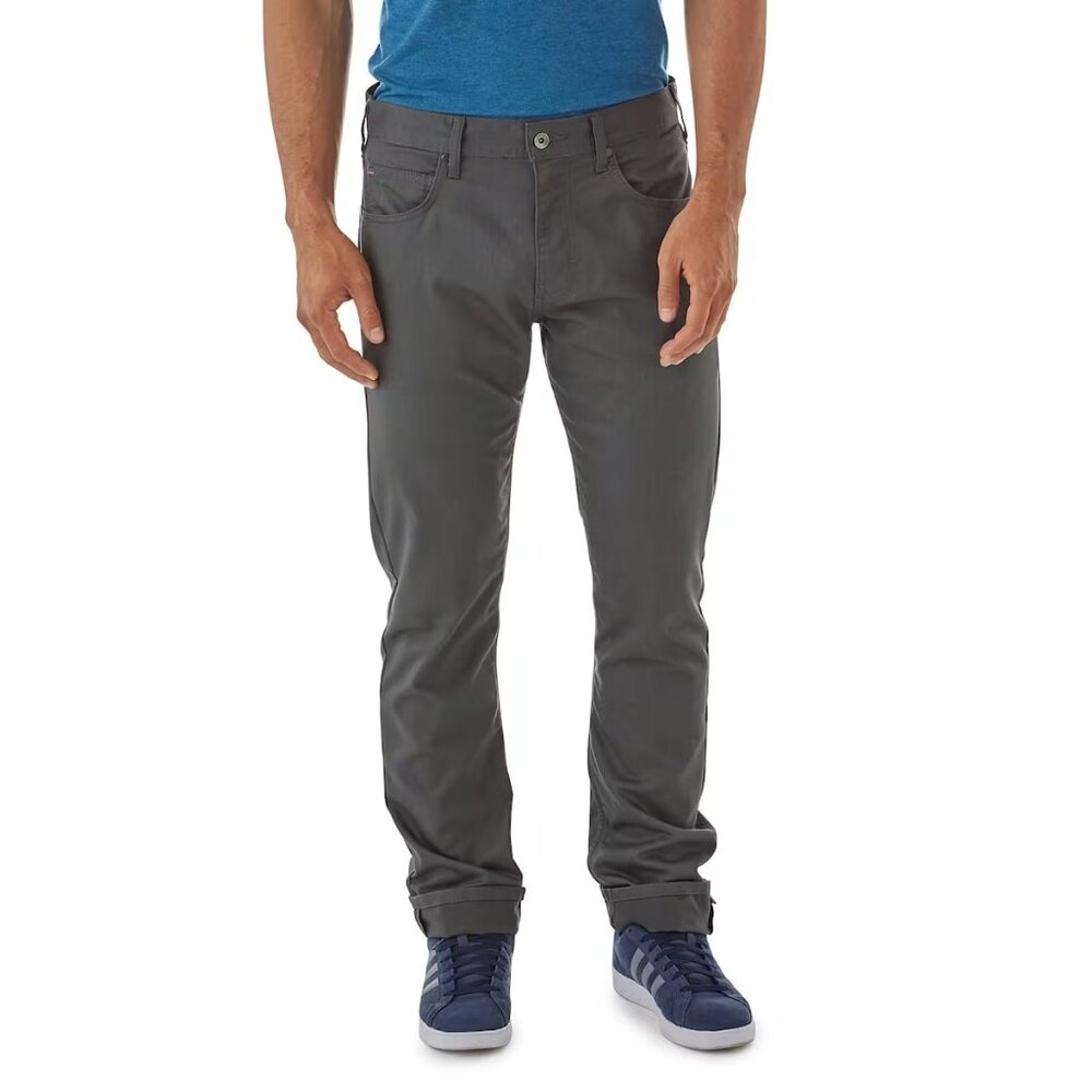 Patagonia Mens Performance Twill Jeans Pants 38x32 Forge Grey Hiking Casual Wear